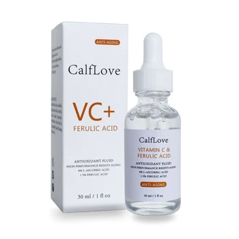 

Vitamin C Serum Liquid Anti-Aging Anti Wrinkle Facial Ferulic Acid Whitening Antioxidant Remove Spots Firm Soothing Brighten Rep