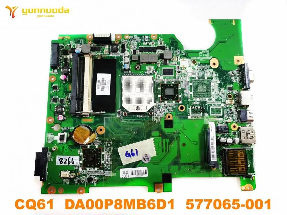 

Original for HP CQ61 laptop motherboard CQ61 DA00P8MB6D1 577065-001 tested good free shipping