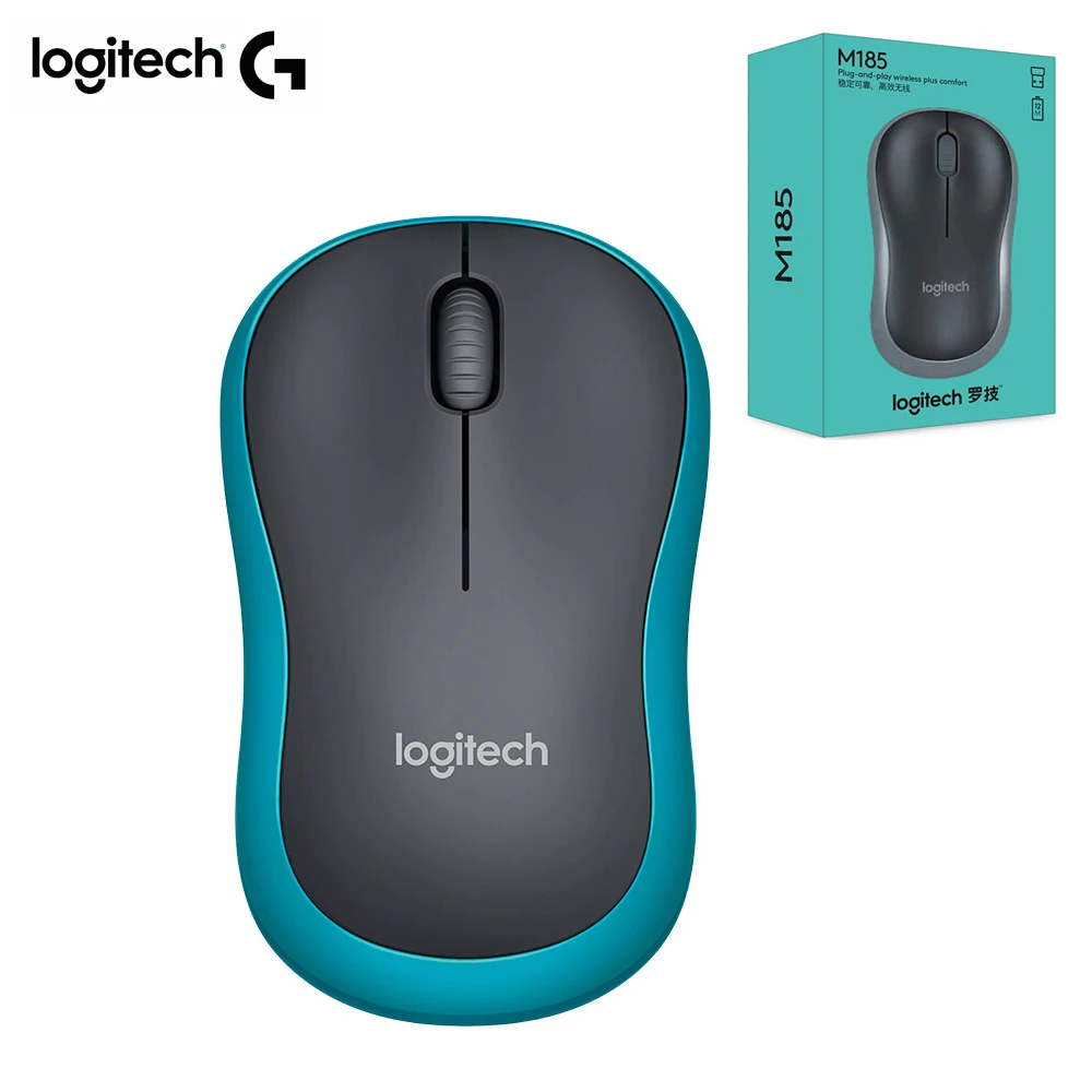Мышь logitech M185 Беспроводная 1000 DPI|Мыши| |