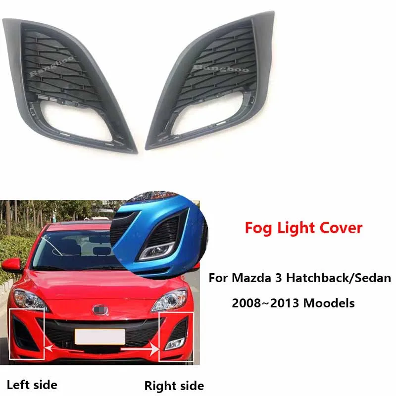 

Front Bumper Fog Lamp Fog Light Cover For MAZDA 3 BL 2008 2009 2010 2011 2012 2013 2ND GENERATION