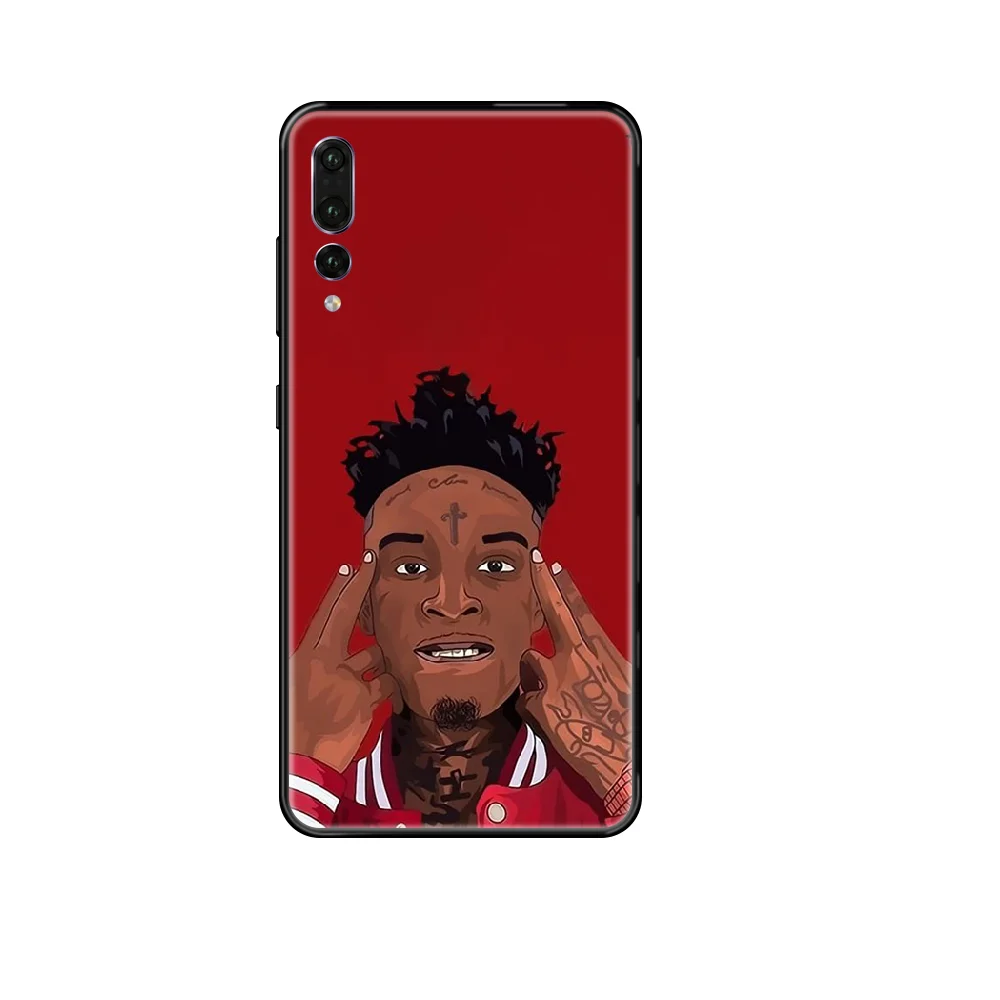 Rapper kodak black Phone case For Huawei P 8 10 20 30 Smart Plus 2019 Z Lite Pro 2017 2019 black tpu back 3D cover soft Etui