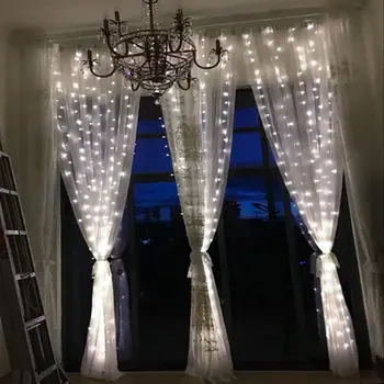 

4m 96 Leds Led Halloween Christmas Garlands LED Wedding Fairy String Light 300 Led Fairy Light Garden Party Curtain Decor