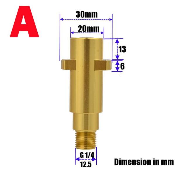 Adaptor Foam Gun Generator Lance Bayonet Male Connector For High Pressure Karcher Nilfisk Elitech Stihl Lavor Huter
