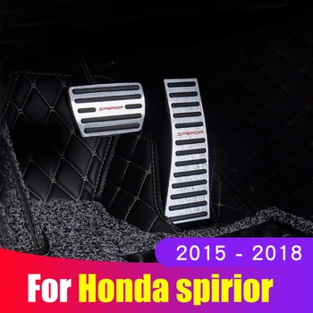 

Car pedal cover Accelerator brake pedal Cover Non-Drilling Interior Refit For Honda Spirior 2015 2016 2017 2018 Accessories