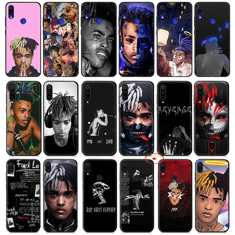 XXXTENTACION грустно Мягкий силиконовый чехол для Xiaomi Redmi Note 8 iPhone 7 6 Plus 5 iPad Pro 4x 5A крышка |