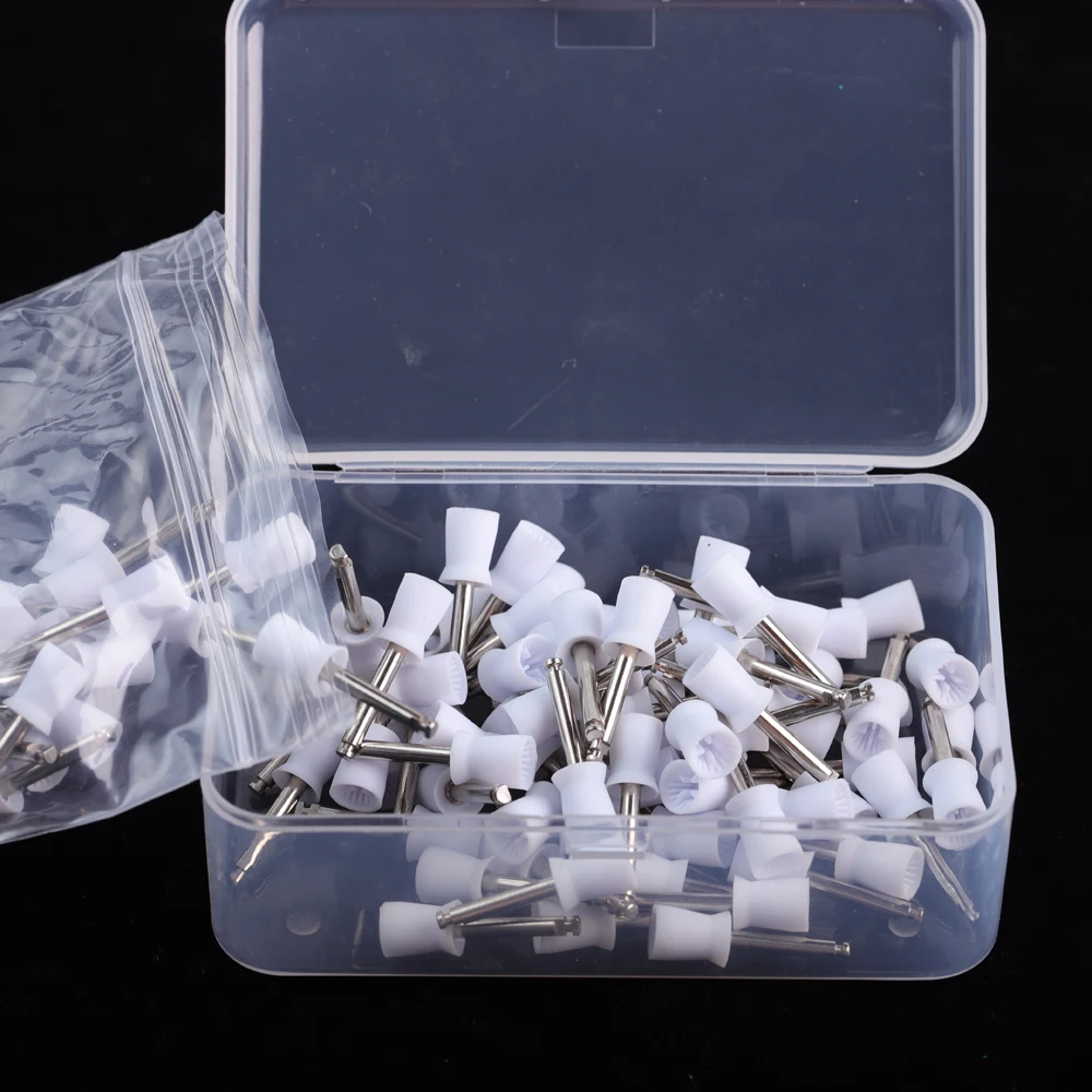 Orthdent 100/144 Pcs Dental Disposable Polishing Cups Polishers Latch Type Oral Hygiene Teeth Whitening Lab Equipment | Красота и