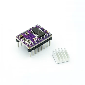 

3D Printer Parts Stepper Motor Driver Module With Heat-Sink DRV8825 A4988 Reprap Driver for cnc shield v3 expansion board
