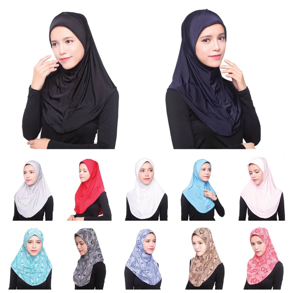 Fabal Women Hijab Hat Lace Ninja Underscarf Head Islamic Cover Bonnet Cap Scarf Muslim 