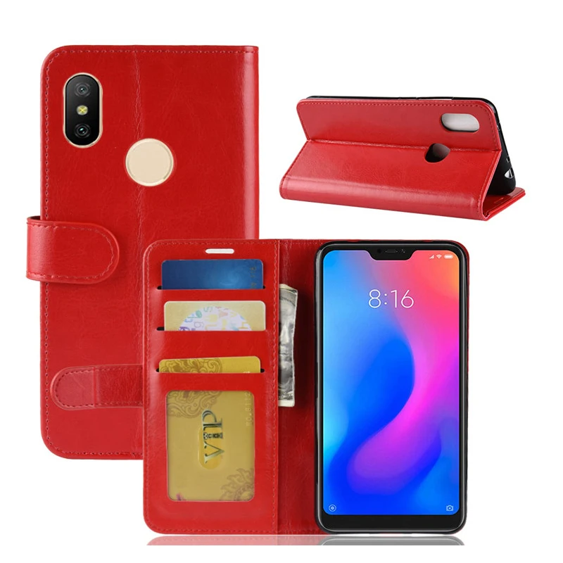 

PU leather Card Slot Wallet Phone Case for XIAOMI 5A 6A 7A 8A 9A REDMI K30 Shockproof Flip Cover Case Khushi Accessories