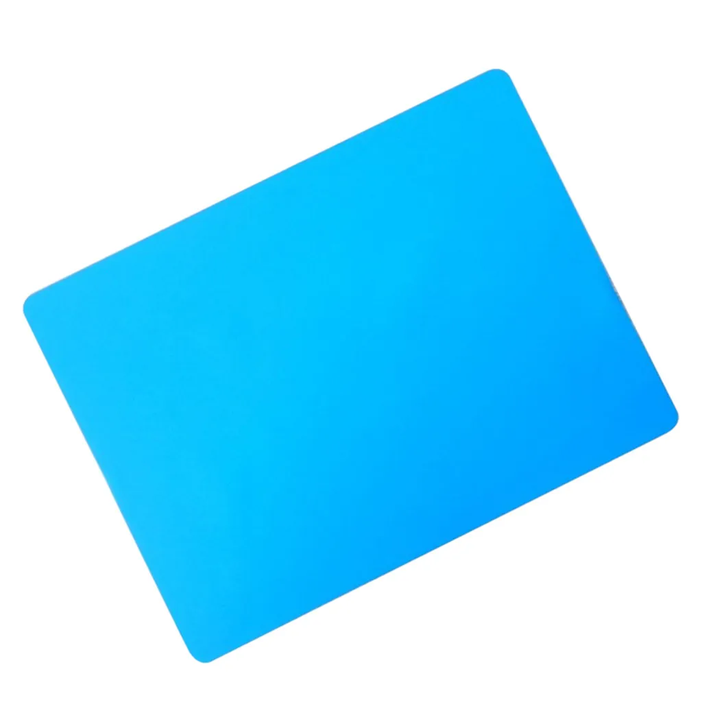 Blue OUNEED 40X30 см Водонепроницаемая салфетка коврик для стола студенческий ребенок Нескользящая Силиконовая подложка под столовые приборы, отделающий коврик детский Настольный коврик#45 - Цвет: Blue