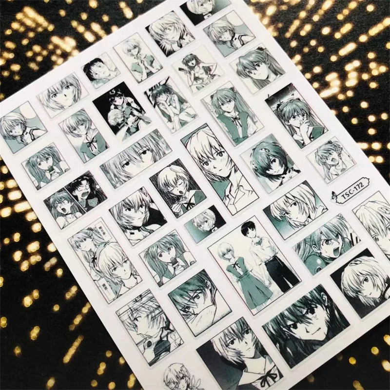 

Newest TSC-172 FIGHT GIRL series anime esigns 3d nail art sticker nail decal accessories nail slider