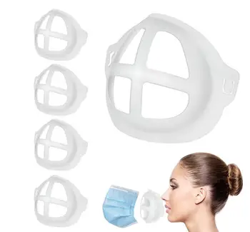 

10/20PCS 3D Mouth Mask Support Breathing Assist Help Mask Inner Cushion Bracket Food Grade PE Mask Holder Breathable Valv Masque