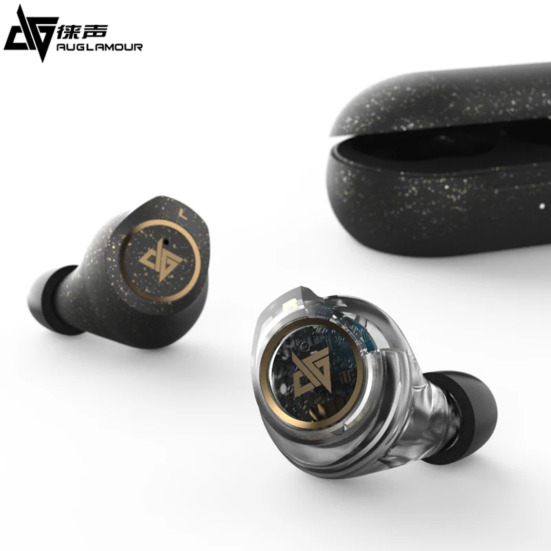 Auglamour At200 Tws Bluetooth Earphone Hifi Sports Wireless Earbuds