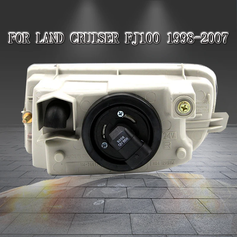 Для Toyota Land Cruiser FJ100 LC100 4700 1998-2007 с автомобильной противотуманной лампой в сборе Передний бампер свет 81210-60111 81220-60031