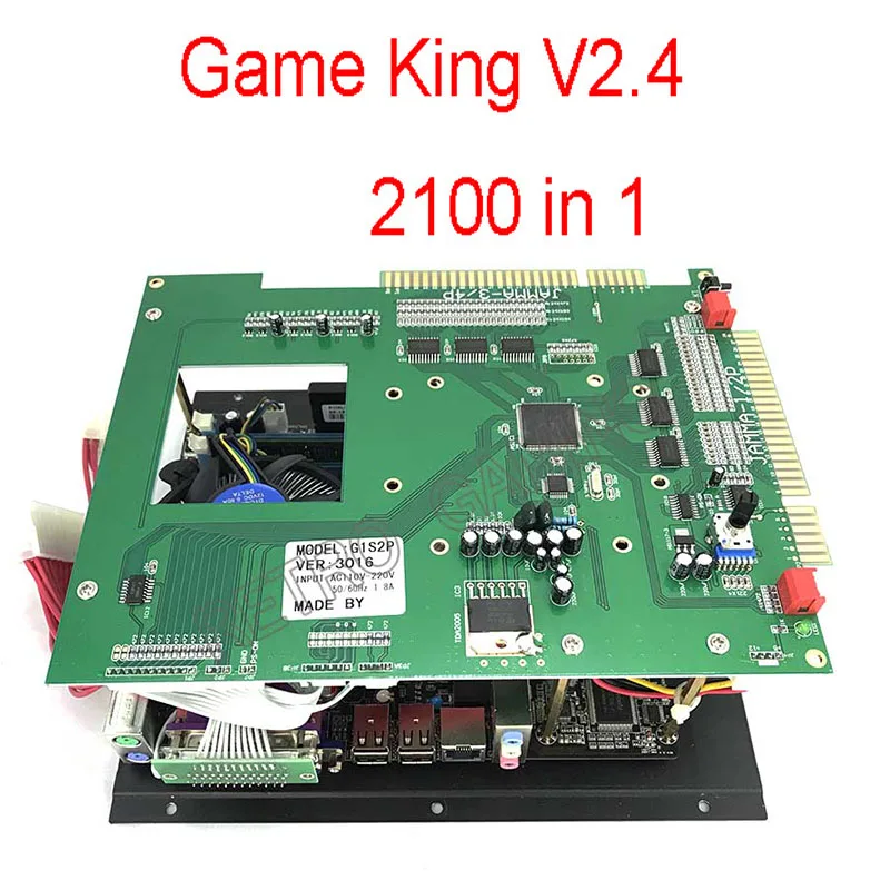 

Gmae King V2.4 Multi classic jamma game board Arcade Multigame PCB 2100 in 1 with ATX POWER SUPPLY