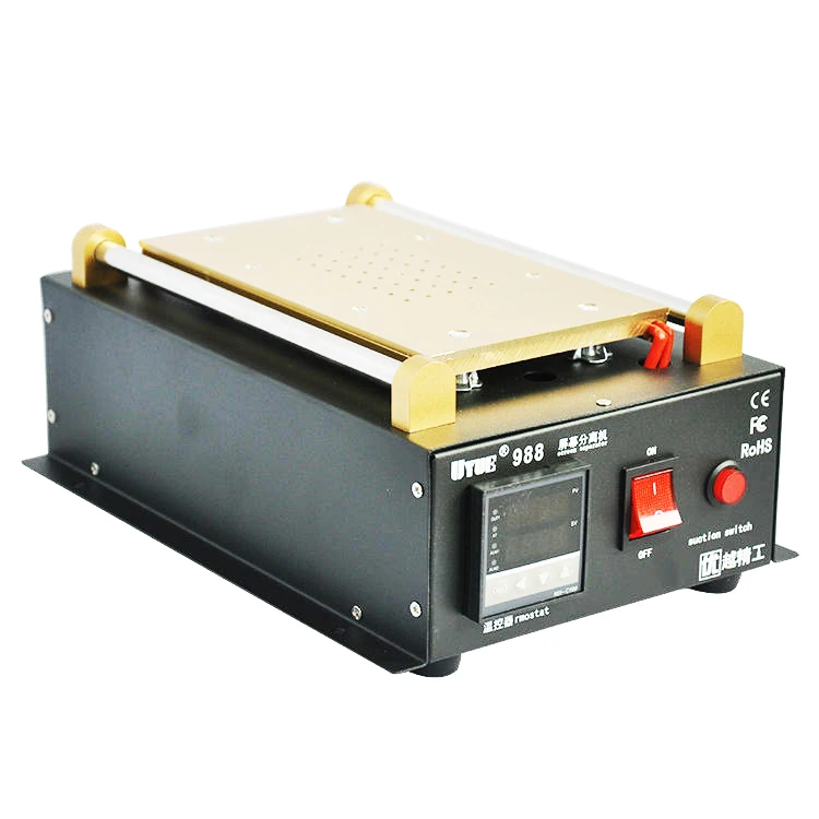 

Free Shipping UYUE 988 Latest 7 inch Build-in Pump Vacuum LCD Separator Machine Screen Repair Machine Kit for iPhone for Samsung