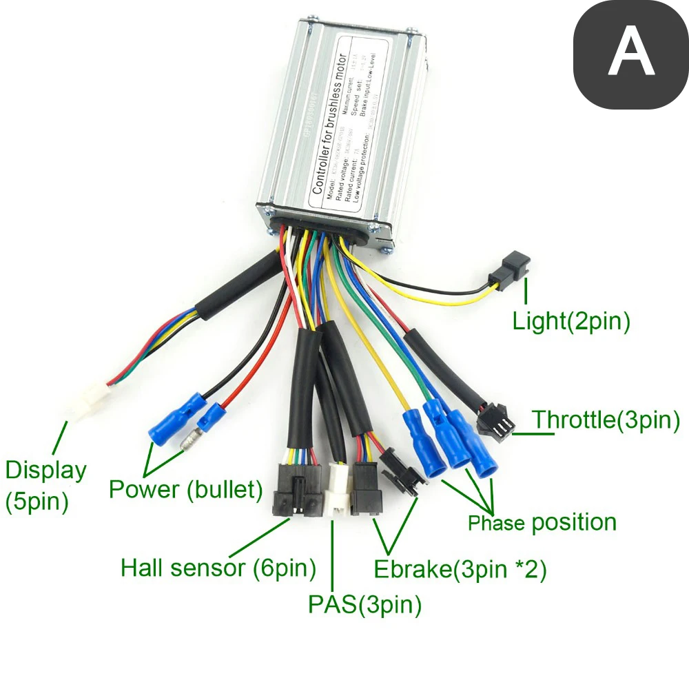 EJOYQI 36V48V 14A 250 Вт 350 Вт контроллер LED880 дисплей метр PAS набор конверсионный комплект для электровелосипеда Двойной Режим Датчик Холла