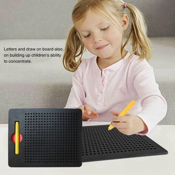 

Drawing Board Learning Magnetic Ball Tablet ABS Portable Educational Sketch Pad Gift Home Painting Multi-function Children Toy