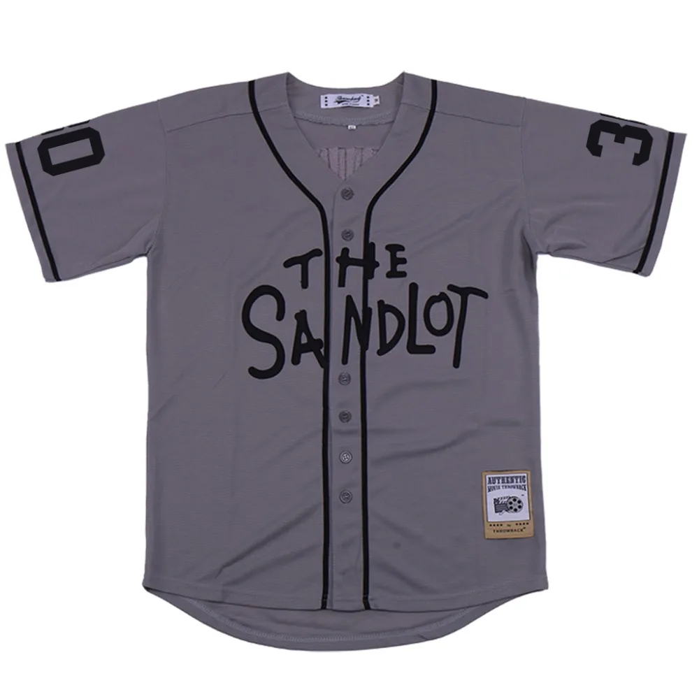 Спортивный костюм из Джерси Sandlot 30 RODRIGUEZ серого цвета, высокое качество