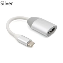 USB 3.1 Type C to HDMI Adapter 4K audio and video sync, compatible with 12-inch Apple MacBook conversion cable