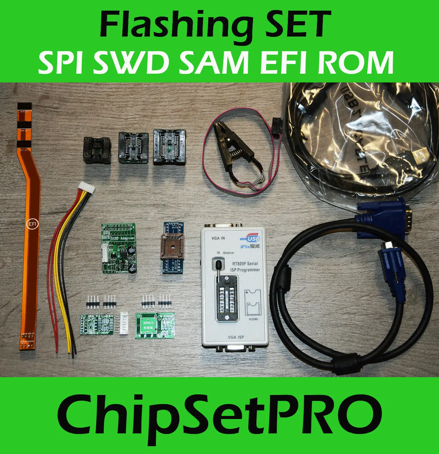 SPI SAM EFI ROM Flash Debug кабель инструмент для обслуживания RT809F Icloud удаление Apple