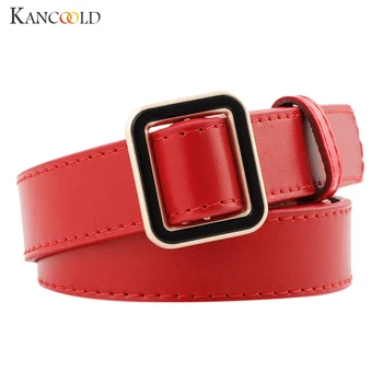 

KANCOOLD Pu belt 2019 fashion wild women's men's leather belt pants with luxury pin buckle casual belt