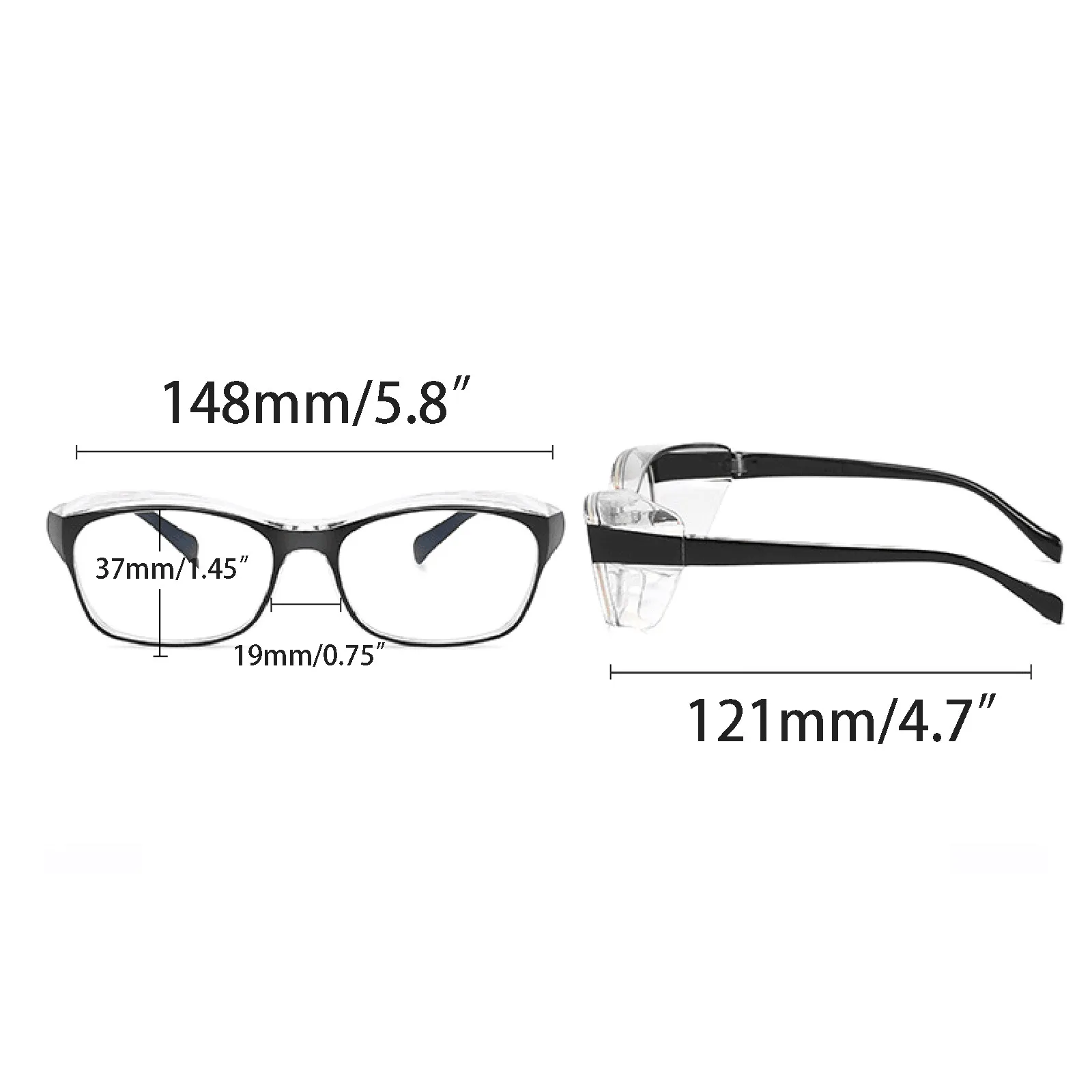 Anti-fog Safety Glasses For Men Women Driver Goggles Light Blocking Vintage Sunglasses Car Accessories