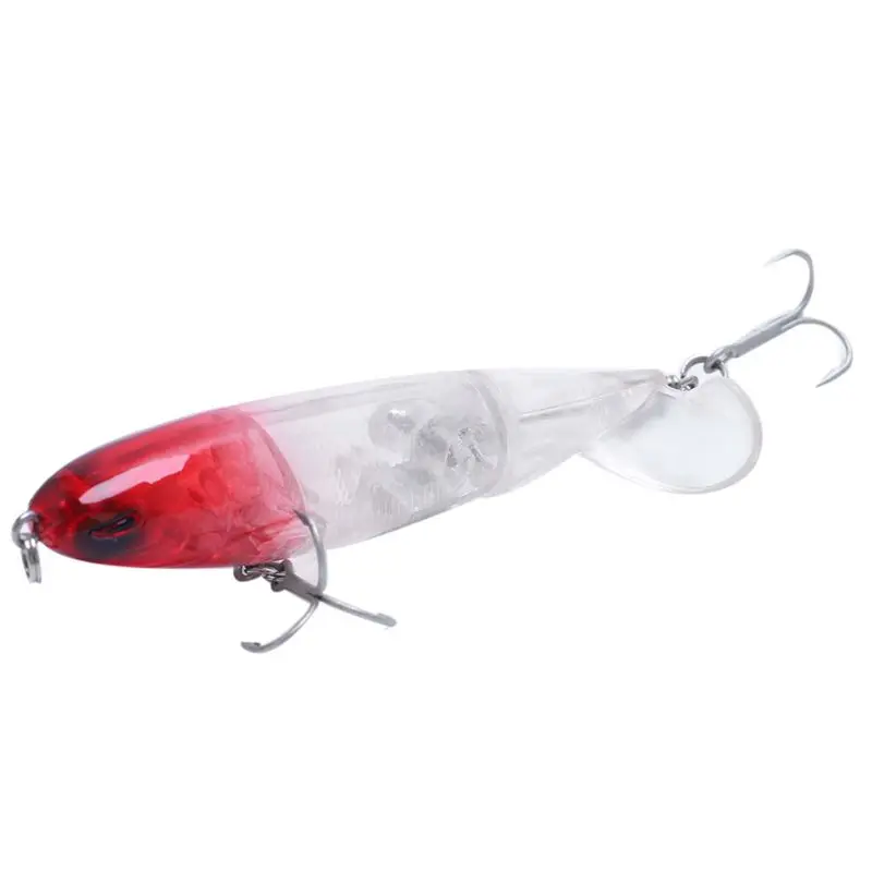 1 шт. Whopper Plopper рыболовная приманка 13 г 90 мм Topwater вращающийся хвост VMC Крючки бас |