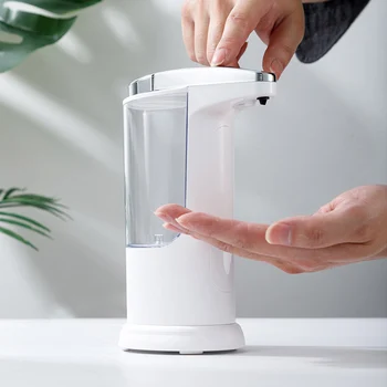 

400ML Touchless Bathroom Dispenser Smart Sensor Liquid Soap Dispenser for Kitchen Hand Free Automatic Soap Dispenser