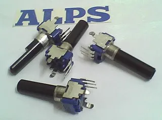 2 шт./лот ALPS alpine RK09 Тип потенциометра, A50K длина вала 23 мм, с шагом в ручку, потенциометр громкости