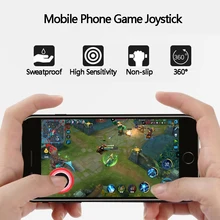 Игровой джойстик мобильный телефон рокер круглая кнопка ABS контроллер игровой коврик с Pubg присоской геймпад рокер для iPhone Android