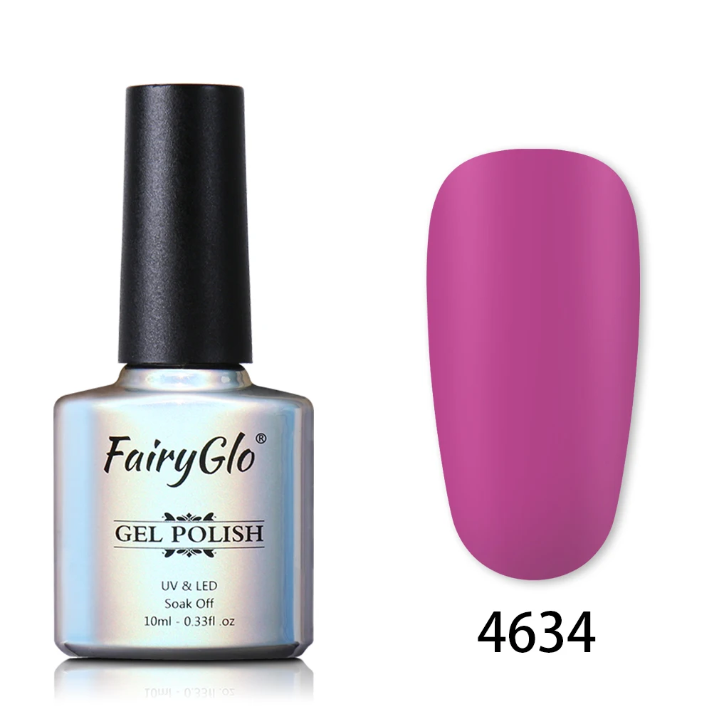 4634 FairyGlo 10 мл матовый гель для ногтей one step ногтей замочить от УФ-светодиодный Полупостоянный для ногтей гелем нет необходимости базовое, топовое покрытие гибридные Лаки - Цвет: 4634