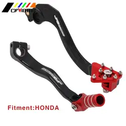 Motocycle CNC Foldbale Gear Shift Lever Shifter Pedal Brake Pedal For HONDA CRF450R CRF250R CRF 450R 250R 250 450 R 230F 250RX