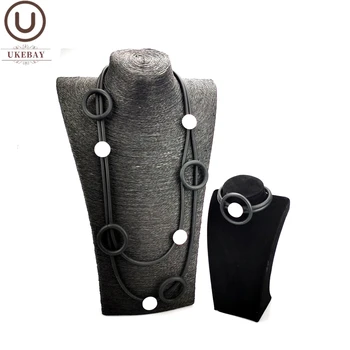 

UKEBAY New Designer Handmade Jewelry For Women Fashion Jewelry Gothic Clothes Accessories Rubber Chains DIY Jewellery Sets Gifts