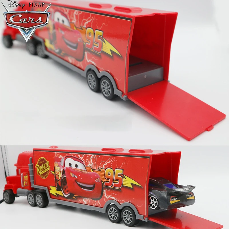 Disney Pixar Cars подарочный набор Storm Ramizez Jackson Mrs. Flo Lightning McQueen автомобиль из литого металла модель игрушки для мальчика