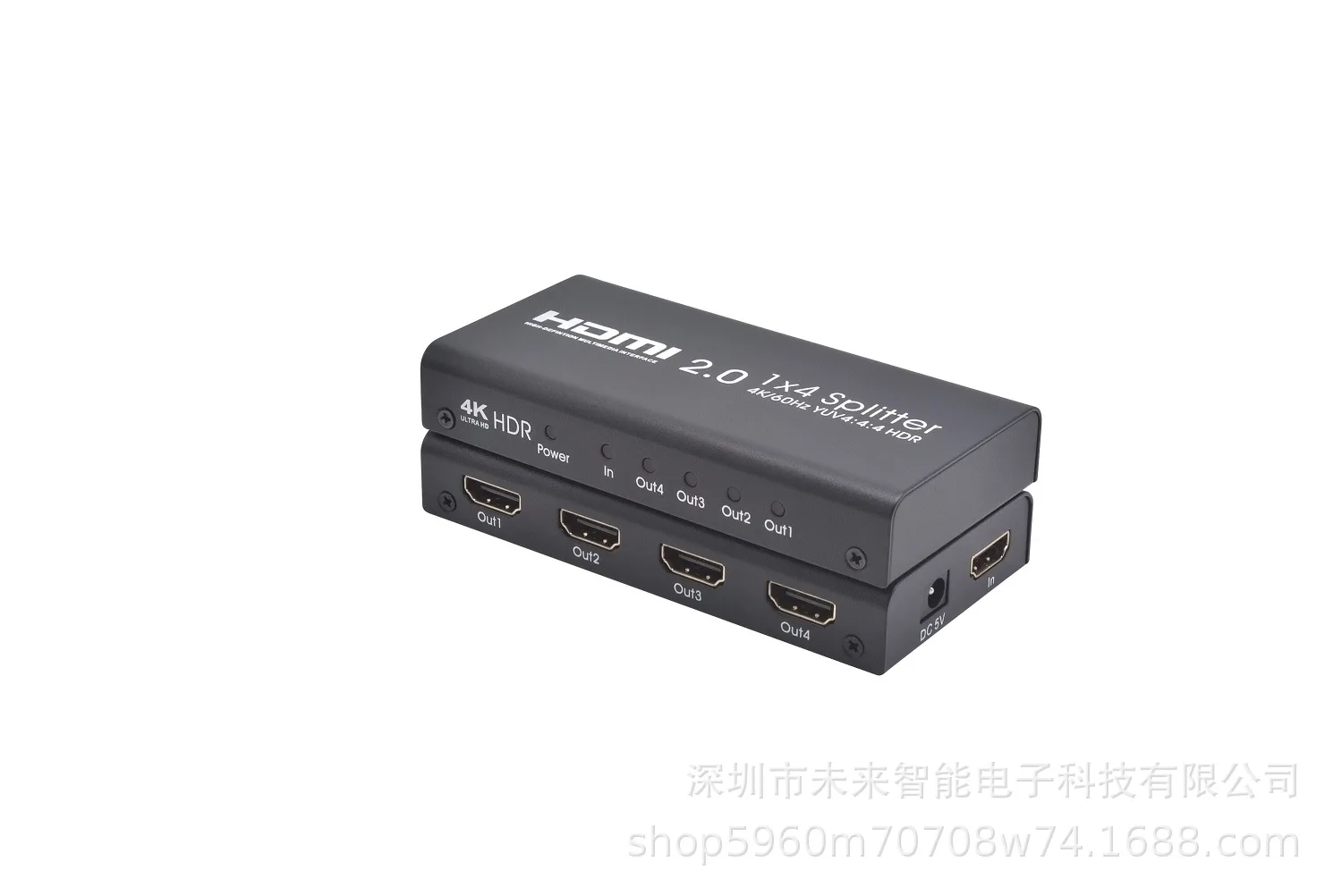 

HDMI 2.0 Distributor 1X4 HDMI 2.0 Switcher Support 4 K/60Hz YUV4: 4: 4-HDR