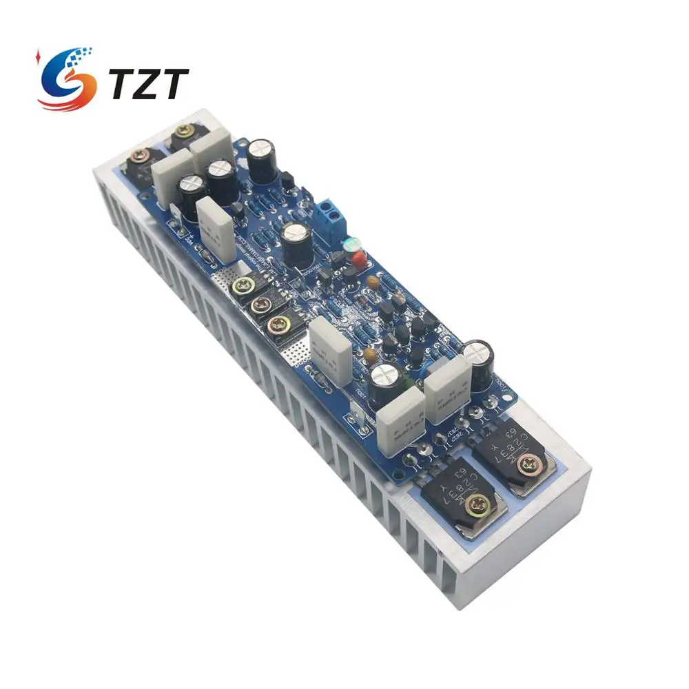 TZT LJM класс AB L12-2 55 в 120 Вт одноканальный готовой Аудио Усилитель мощности доска Amp с радиаторами