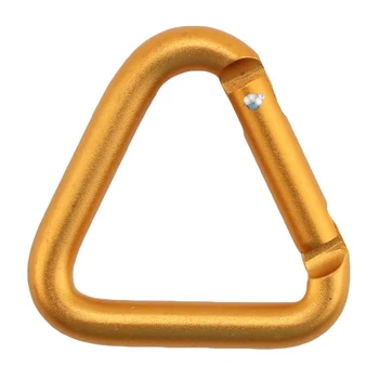 

Aluminium Alloy Triangle Outdoor Carabiner Keychain Snap Clip Kettle Buckle Survival Carabiner