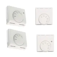 220V 6A механический комнатный термостат регулятор температуры кондиционер и пол Газовый Котел Отопление