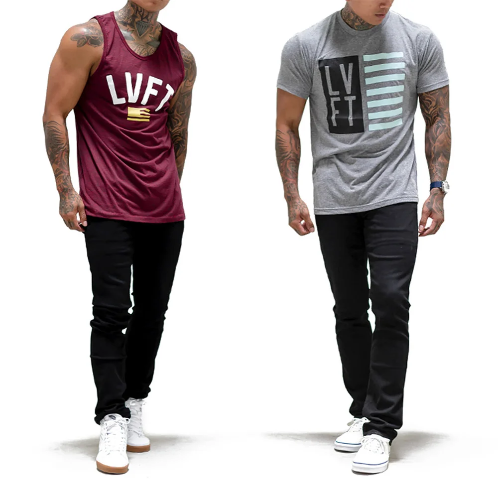 Brand Gyms Clothing Mens Bodybuilding Tank Top Running Cotton Sleeveless Vests Sweatshirt Fitness Workout Sportswear Tops Male