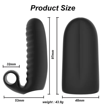 Finger Vibrator Fast Orgasm G Spot Female Sex Toy Clitoral Stimulator Vaginal Masturbation Device For Adult Women's Goods Store 2