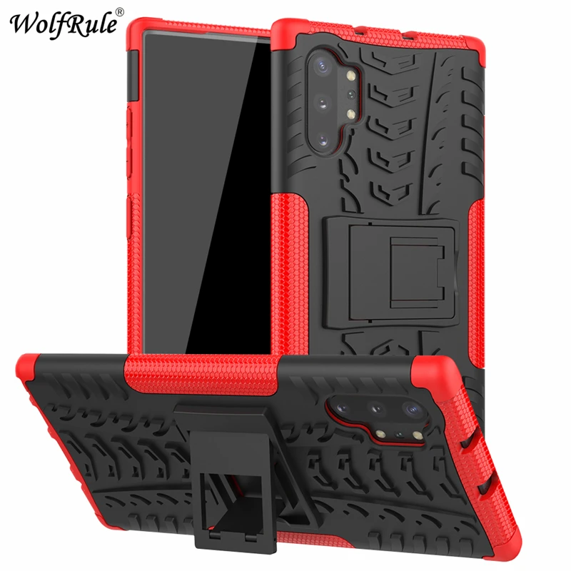 Custodia Per Telefono Per Samsung Galaxy Note 10 Plus Custodia Dual Layer Armor Shell Tpu + Pc Cover Antiurto Per Samsung Note 10 Plus Cover