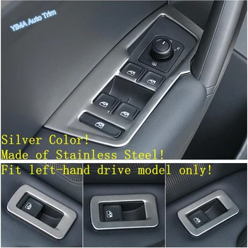 

Lapetus Auto Styling Inner Door Armrest Window Lift Button Panel Cover Trim 4 Pcs Fit For Volkswagen VW Tiguan MK2 2016 - 2020