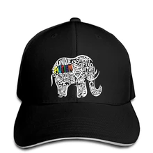 Бейсбольная кепка премиум-класса с принтом слона, уличная забавная бейсболка с принтом в стиле хип-хоп, Мужская бейсболка, забавная бейсболка, Кепка