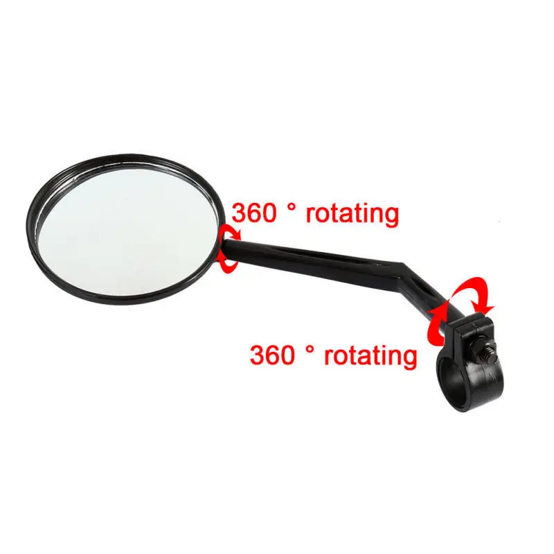 Mountain Bicycle Rearview Mirror Handlebar Safety Mirror Convex Mirror Bicycle Accessories Riding Equipment E-BIKE Mirror