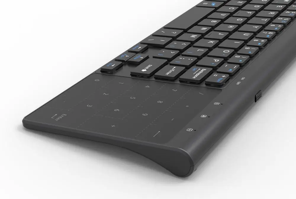Беспроводная мини сенсорная клавиатура 2 4G компьютерная с тачпадом для Macbook pro Huawei