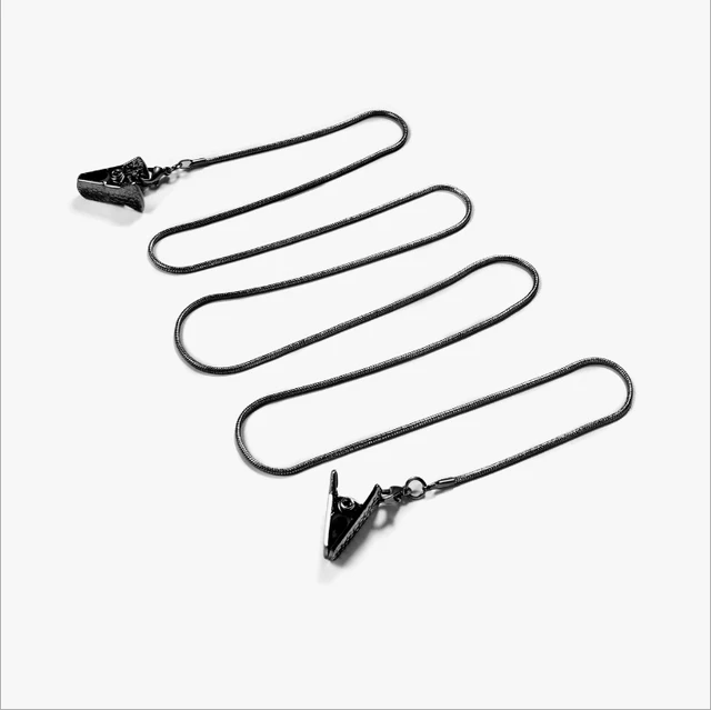 Fashion Woman Sunglasses Chain Cylinder Bead Chain Anti-Falling Glasses Eyeglasses Cord Necklace DJ-521-Black