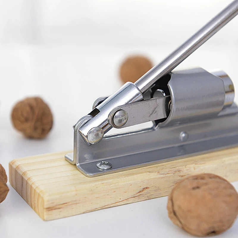 Manual Stainless Steel Nut Cracker Mechanical Sheller Walnut Nutcracker Fast Opener Kitchen Tools Fruits And Vegetables