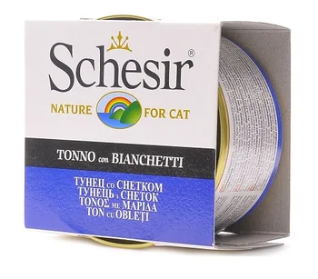 

SCHESIR SCHESIR CAT TUNA & WHITEBAIT for adult cats with tuna and fry 85g