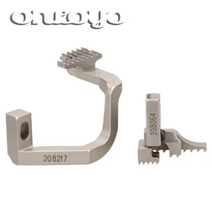 

Industrial sewing machine spare parts feed dog set 208217/208064 for pegasus overlock five line L32-34 machine